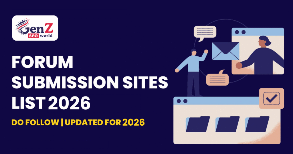 Forum Submission Sites List banner