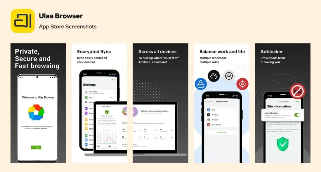 Ulaa Browser Store designs