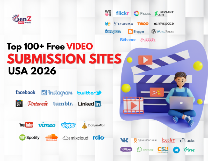 Top 100+ Free Video Submission Sites in the USA (2026) – High DA & PA List